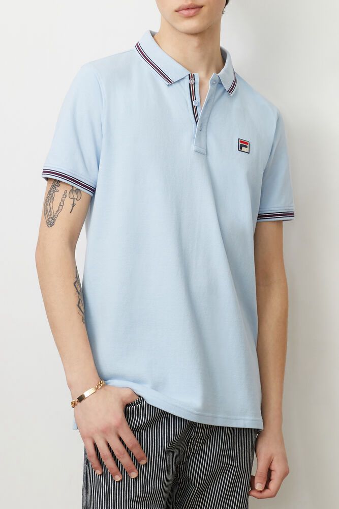 Fila Polo Matcho 3 Mens Blue - India IFA-025718